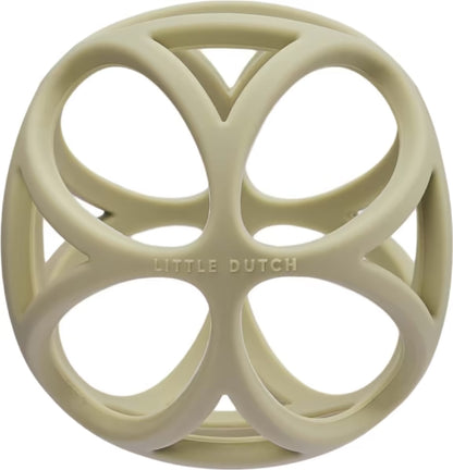 Little Dutch Grijpbal Zand in ronde open vorm, ideaal baby speelgoed om te grijpen en te ontdekken.