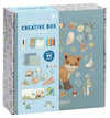Little Dutch Knutseldoos Forest Friends creatieve box 3+ met meer dan 50 stuks knutsel ideeën voor peuters.