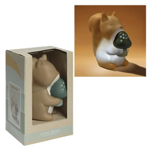 Little Dutch nachtlampje eekhoorn met paddenstoel, verpakking en lichtfunctie, sfeervol nachtlampje kinderkamer.