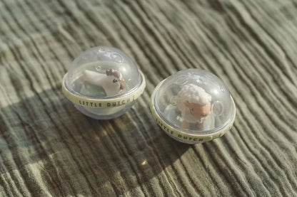 Little Dutch Roterende Ballen Farm speelgoed kip en schaap op tafel, leuk bad speelgoed en veilig voor baby’s.