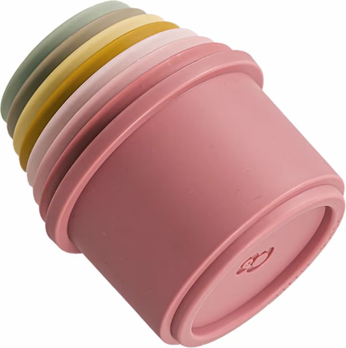 Little Dutch Stapelbekers - Roze in detail, kleurrijk stapel speelgoed voor baby’s en peuters vanaf 12 maanden.