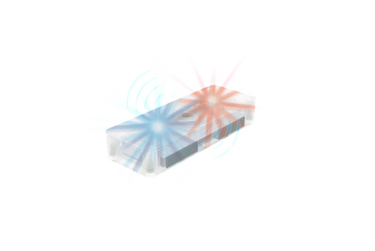 Magnetische politieauto zwaailicht van Magna Tiles met MicroMags, voorzien van rood-blauwe zwaailichten en geluidseffect.