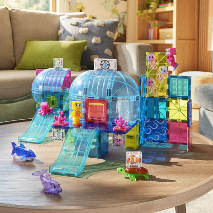 Magne Tiles Undersea Adventure magnetisch speelgoed onderzeewereld met pop it fidget toy elementen
