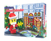 Voorkant verpakking van Magnetic Magna Tiles Advent Calender 2025 met kleurrijke kerstillustraties en speelgoed.