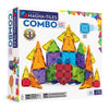 Magna Tiles magnetische comboset, 46 kleurrijke magnetische bouwstenen, voor kinderen van 3 tot 99 jaar, inclusief MicroMAGS.