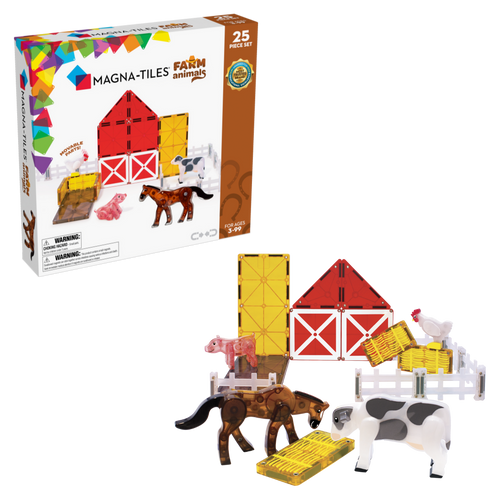 Magna-Tiles Farm Animals - 25 magnetische tegels