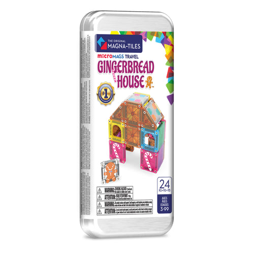 Magna-Tiles Travel Set Ginger Bread - 24 MicroMAGS magnetische tegels