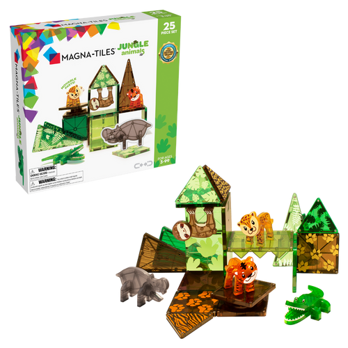 Magna-Tiles Jungle Animals - 25 magnetische tegels