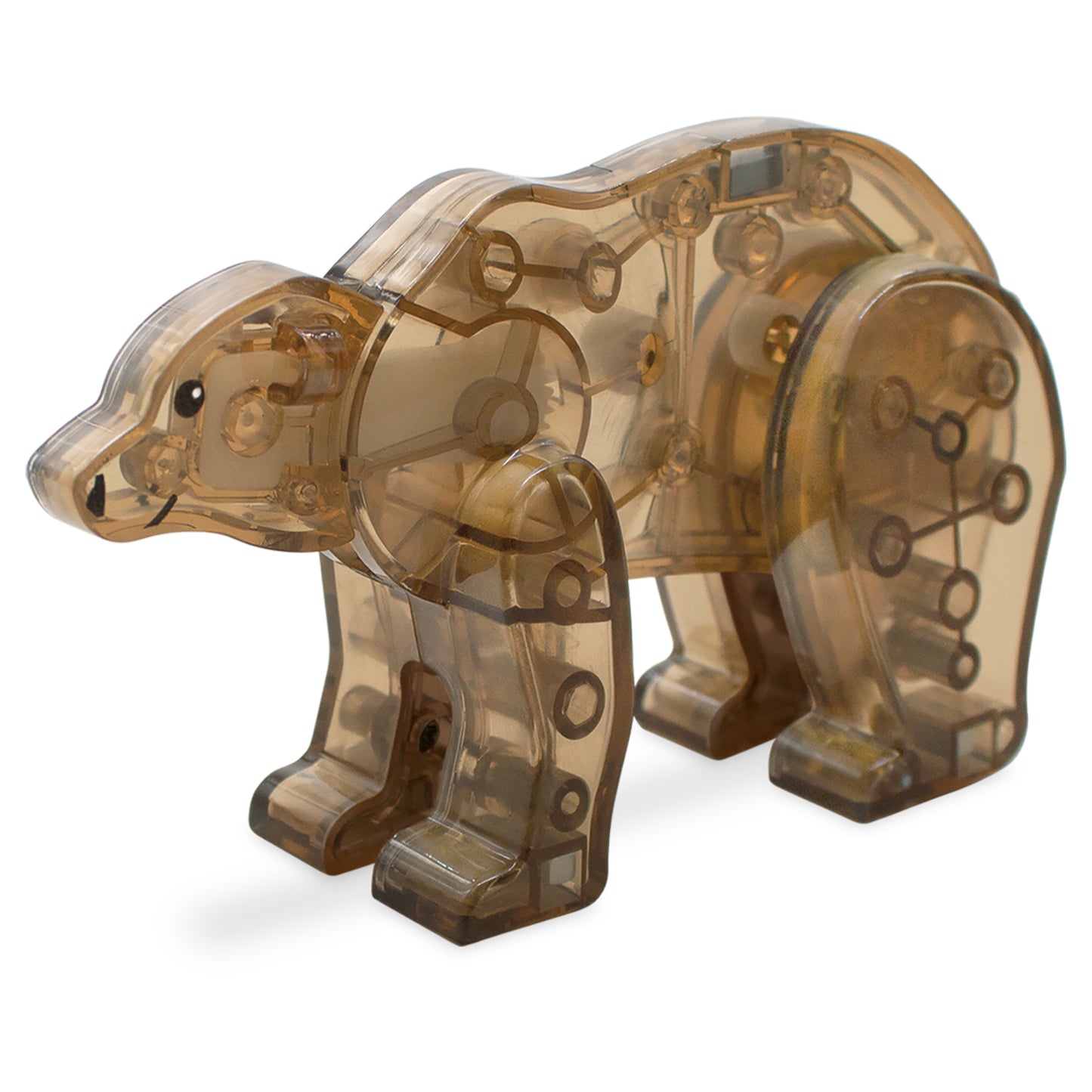 Magnetic magna tiles MicroMags beer close-up transparant magnetisch speelgoed Forest Animals