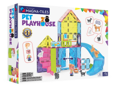 Magnetic Magna Tiles Pet Playhouse - 50 magnetische bouwstenen
