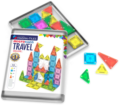 Magnetic Magna Tiles Travel Set Deluxe - 55 magnetische bouwstenen