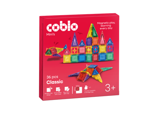 Coblo Classic Mini's - 36 magnetische tegels