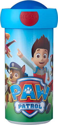 Blauwe Mepal Campus drinkbeker 300 ML met PAW Patrol print, kindvriendelijk en ideaal voor school of onderweg.