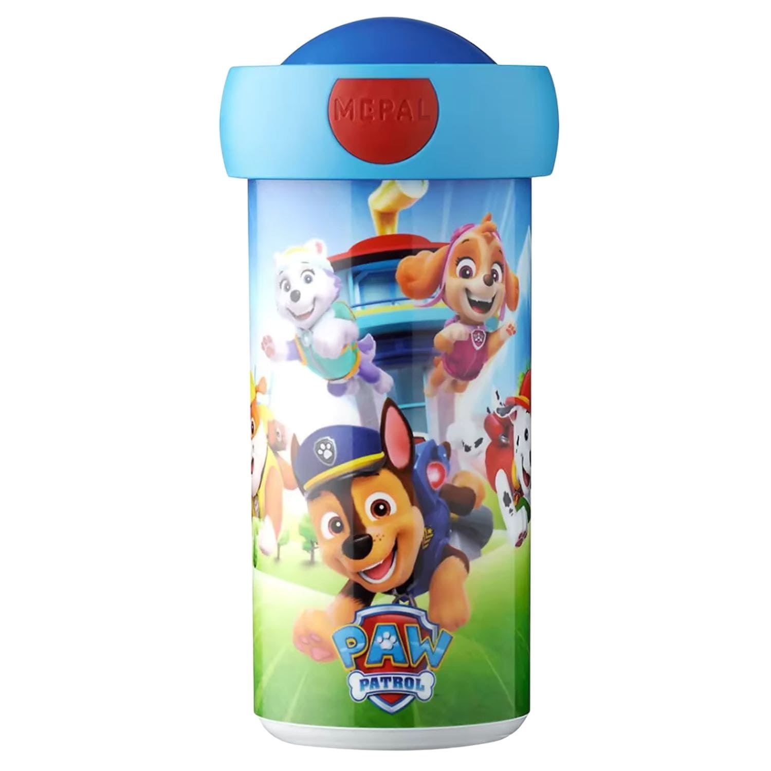 Mepal Campus drinkbeker 300 ML PAW Patrol in blauw, kindvriendelijke drinkfles met vrolijk honden design voor kinderen