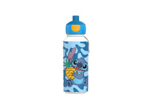 Blauwe Mepal Campus drinkfles 400 ML Stitch met vrolijk design, ideaal als kindvriendelijke drinkfles voor school of onderweg