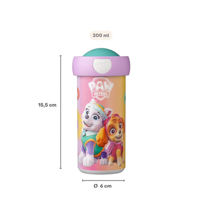 paw patrol girls Mepal drinkbeker van 300 ml met afmetingen 15,5 cm hoog en 6 cm diameter, BPA-vrij.