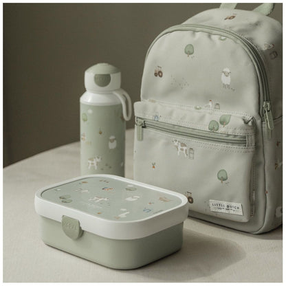 Little Dutch set met broodtrommel beker en tas van little farm