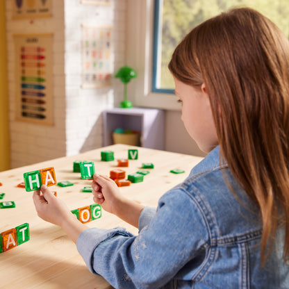 Magna Tiles microMAGS Learn Letters kind legt woorden STEM leren kinderen vanaf 3 jaar