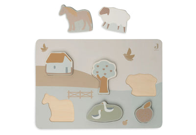 Jollein Houten Puzzel - Farm