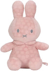 Nijntje Knuffel Groot Pink Flower 30cm in zacht roze pluche, ideaal baby cadeau en sensorisch speelgoed.