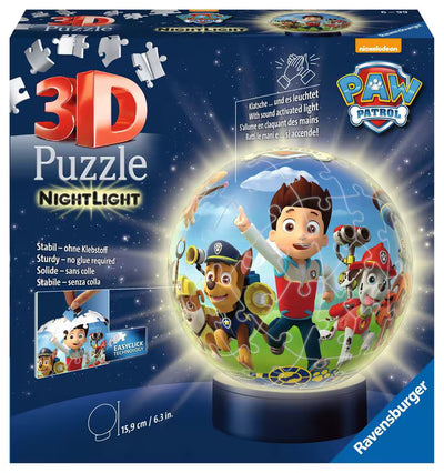 Ravensburger PAW Patrol 3D puzzel & nachtlampje