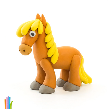 animatie paard van Hey Clay