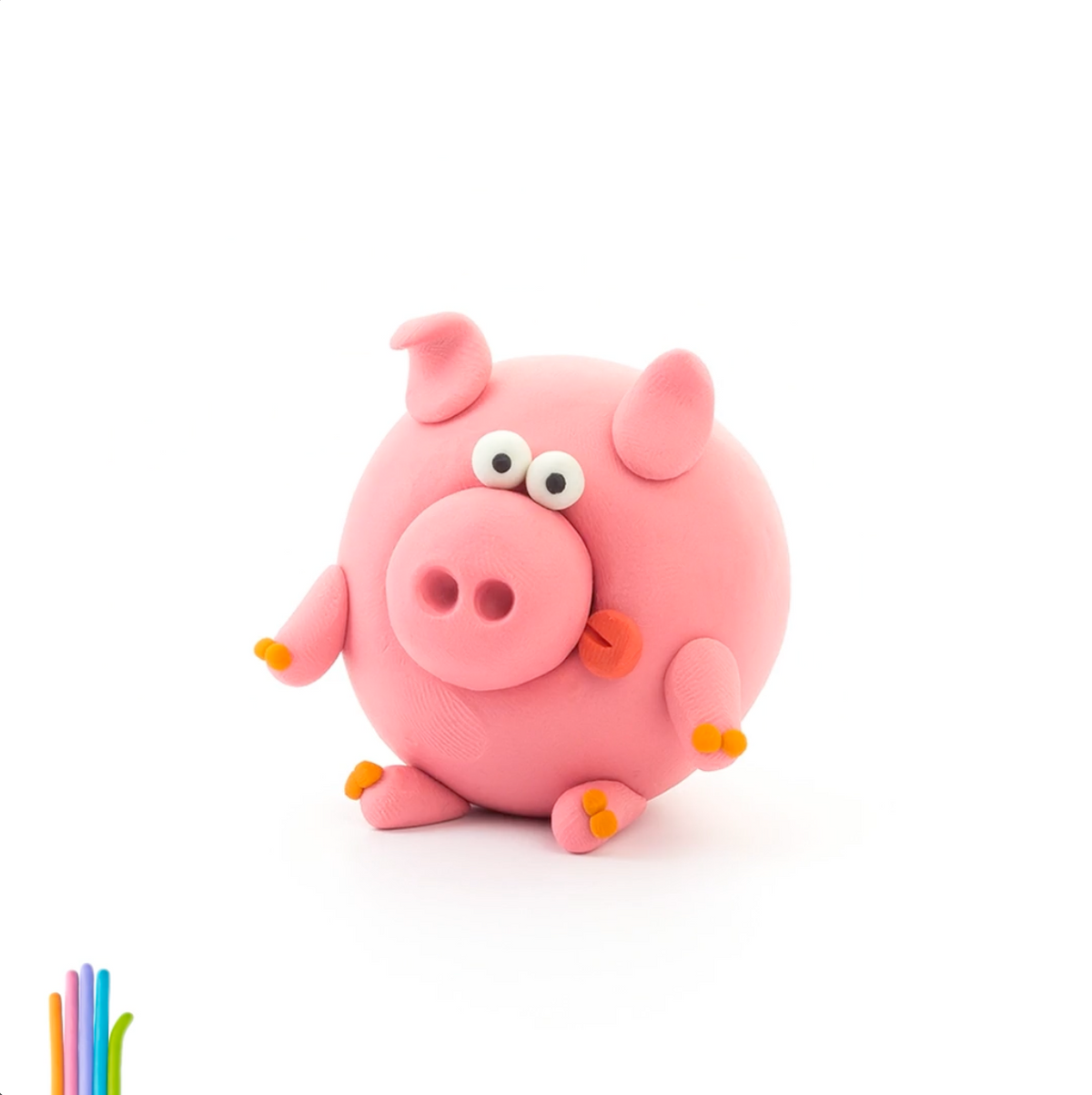 animatie piggy van Hey Clay