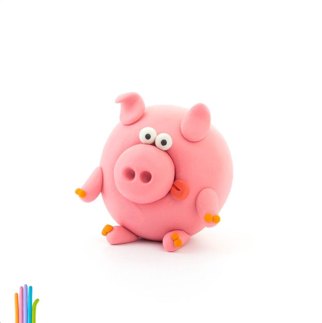 animatie piggy van Hey Clay