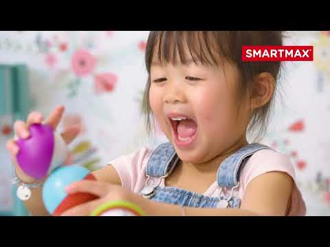 Video waarin een peuter aan tafel speelt met SmartMax My First Hide & Seek SMX 229 magnetisch speelgoed voor jonge kinderen