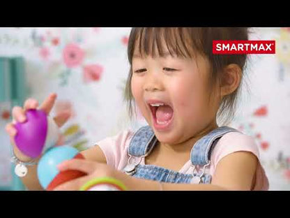 Video waarin een peuter aan tafel speelt met SmartMax My First Hide & Seek SMX 229 magnetisch speelgoed voor jonge kinderen