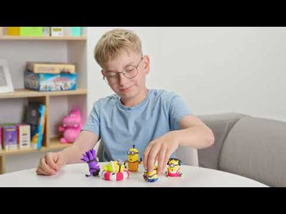 productvideo met kind over Hey Clay Minions boetseerklei set met 16 potjes klei voor leuke knutsel ideeën 