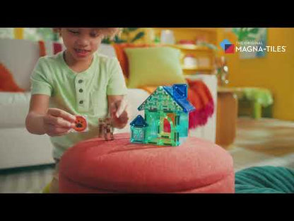 Magna Tiles dog house video waar een kind speelt met de magna tiles hond