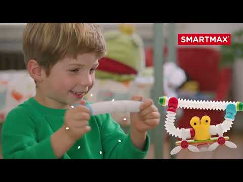 SmartMax Roboflex Plus STEM speelgoed video, kinderen maken gekke magnetische robots met flexibele delen