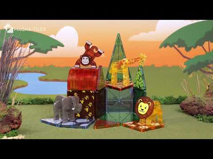 Magna Tiles safari animals beesten. Set van 25 magnetische tegels
