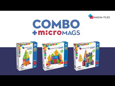 Magna Tiles magnetisch speelgoed Combi microMAGS product bouw en inspiratie video.
