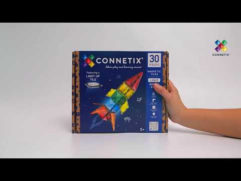 Connetix Light Rocket - 30 magnetische tegels