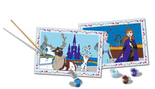 Ravensburger Frozen CreArt schilderen op nummer set met Sven, Olaf en Anna & Elsa, inclusief verf en penseel
