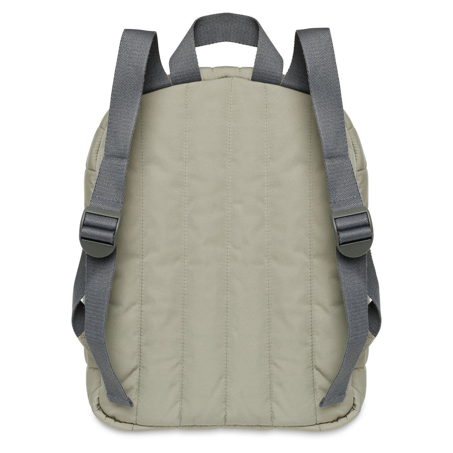 Rugtas kinderen Jollein Puffed achterzijde olive green met verstelbare bandjes en gespen