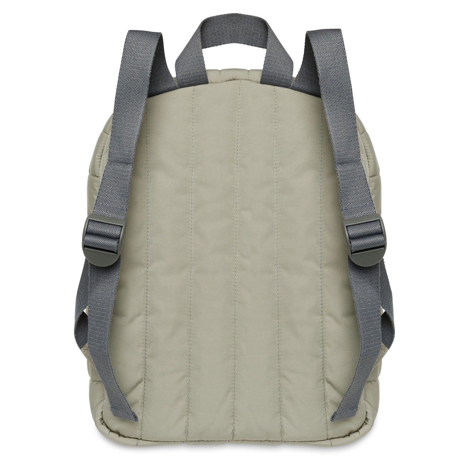 Rugtas kinderen Jollein Puffed achterzijde olive green met verstelbare bandjes en gespen