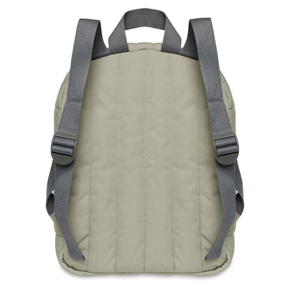 Rugtas kinderen Jollein Puffed achterzijde olive green met verstelbare bandjes en gespen