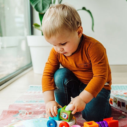 SmartMax My First Build & Drive SMX 237 magneet speelgoed, jongen bouwt kleurrijke magneten auto thuis