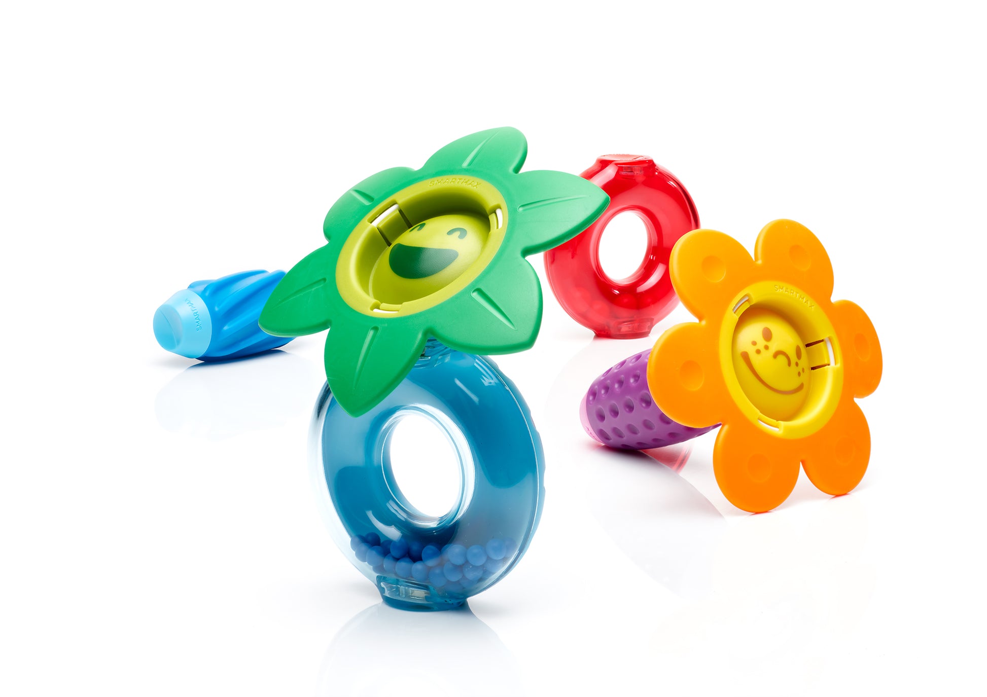 Detail foto SmartMax My First Sounds & Flowers SMX 247 magnetische bloemen met smiley-gezichtjes, STEM speelgoed 1-5 jaar