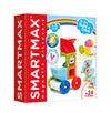 SmartMax My First Build & Drive SMX 237 voorkant verpakking, magnetisch speelgoed auto set met 24 uitdagingen.