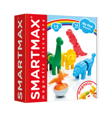 SmartMax My First Dinosaurs SMX 223 verpakking voorkant, 14 stuks magnetische bouwstenen voor 1-5 jaar