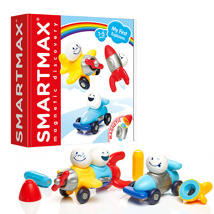 SmartMax My First Explorers SMX 243 voorkant verpakking magnetische discovery voertuigen 1-5 jaar kind