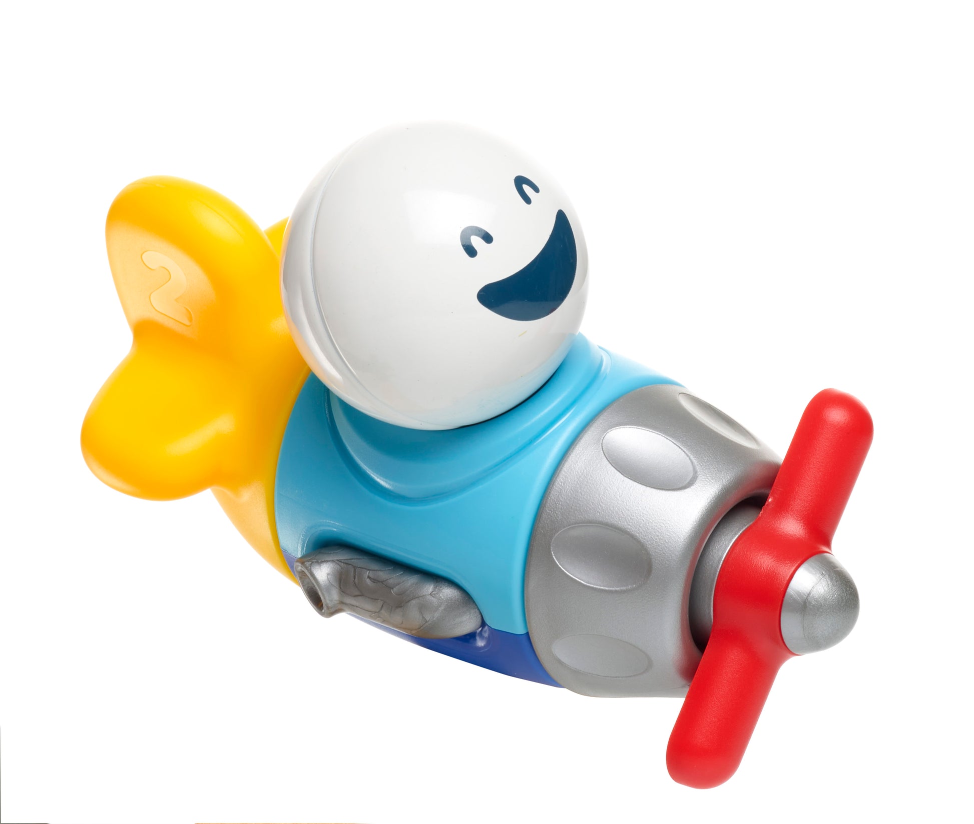 SmartMax My First Explorers SMX 243 STEM speelgoed vliegtuig met gele vleugels en magnetische bouwdelen