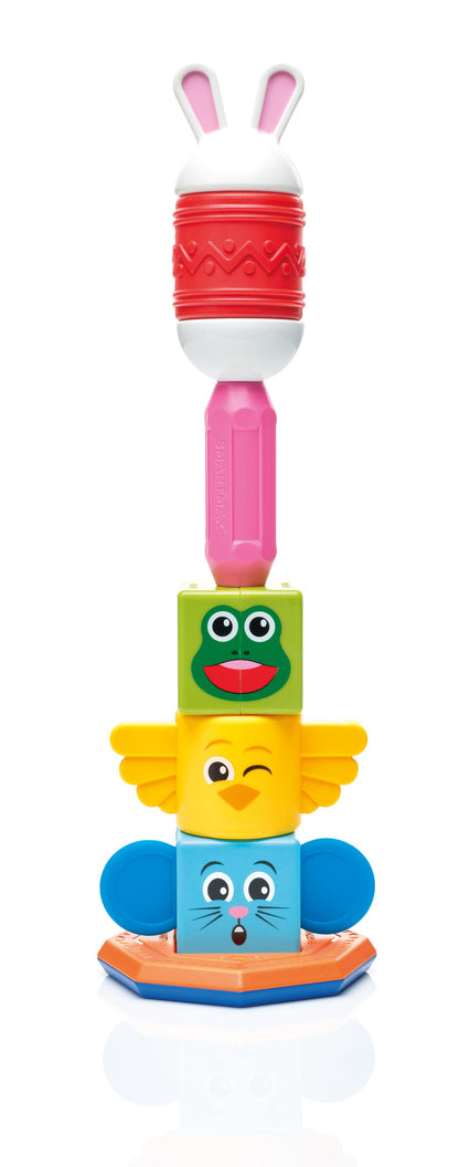 Hoog opgebouwde SmartMax My First Totem SMX 230 met magneten speelgoed voor balans en spelenderwijs leren