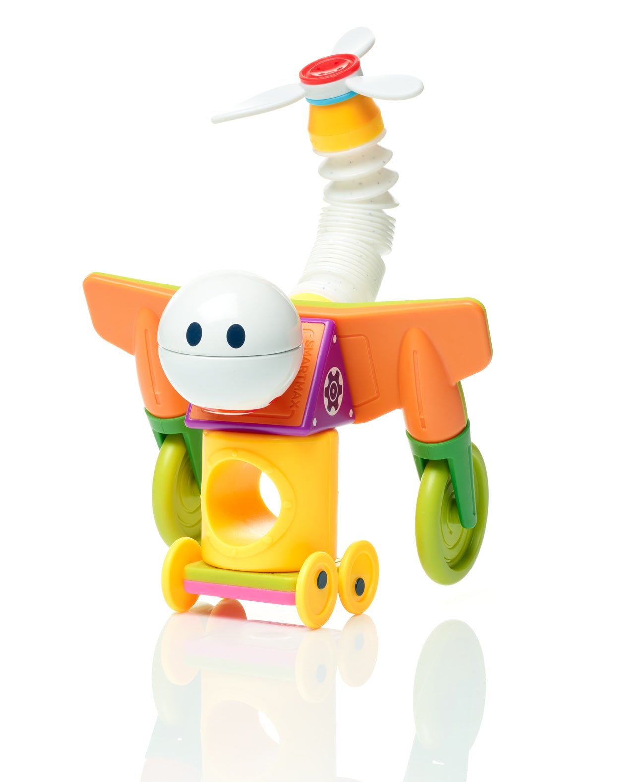 SMX 531 SmartMax Roboflex Plus magneet speelgoed robot op wieltjes, magnetisch speelgoed voor open ended spel