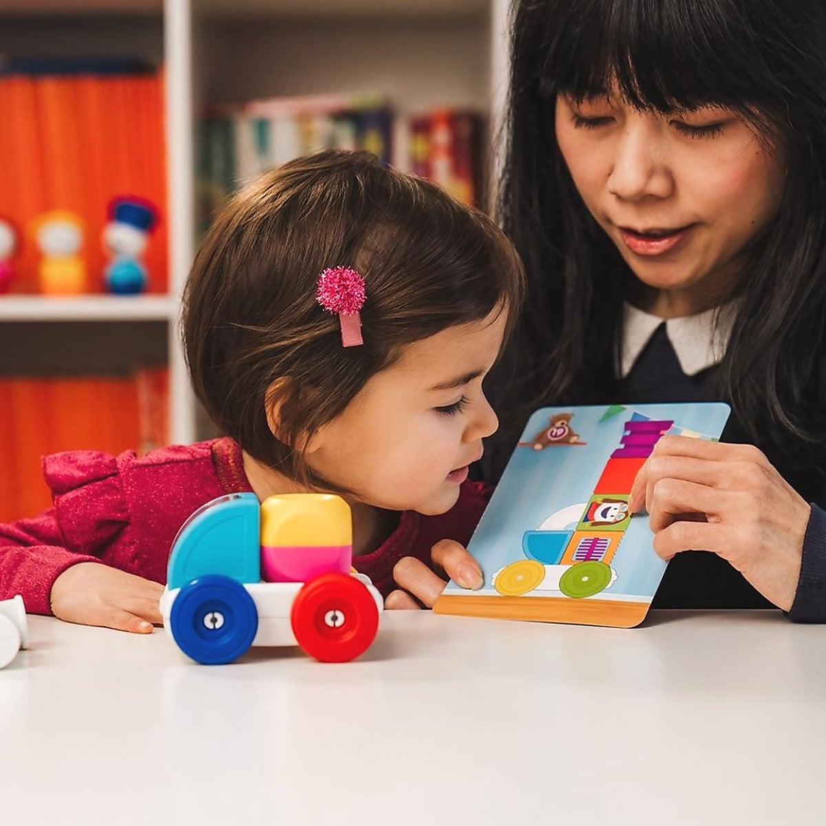  SmartMax My First Build & Drive SMX 237 magneet auto met speelkaarten, open ended speelgoed 1-5 jaar