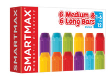 SmartMax XT set SMX 105 voorkant doos met 12 magnetische staven, educatief en open ended speelgoed voor 1–6 jaar